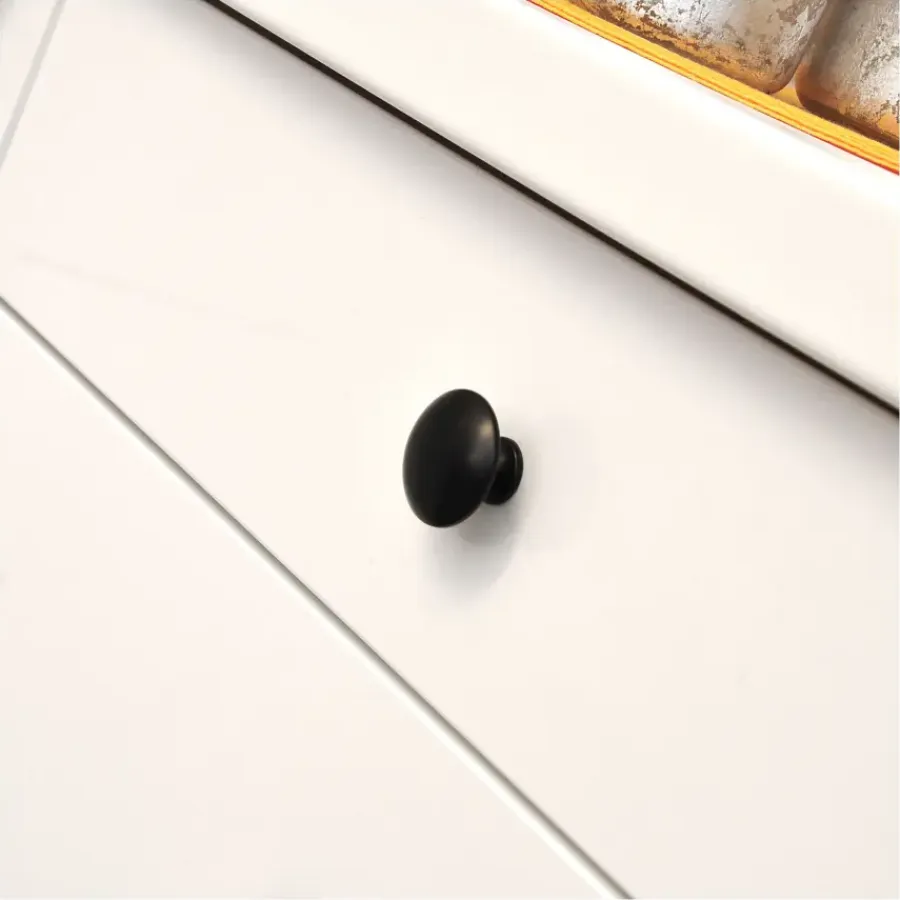Siro Knop Sophia zwart 25mm