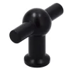 Siro Knop Thea zwart 50mm