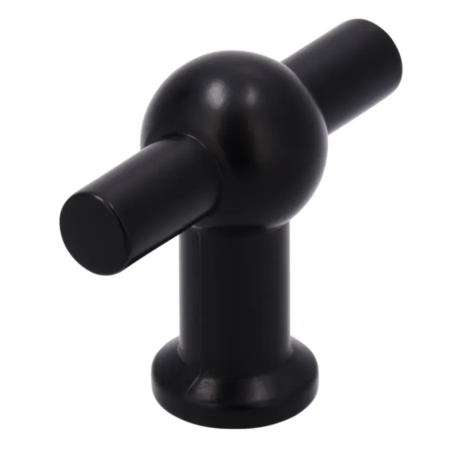 Siro Knop Thea zwart 50mm