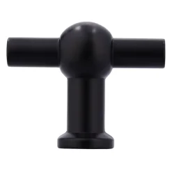 Siro Knop Thea zwart 50mm