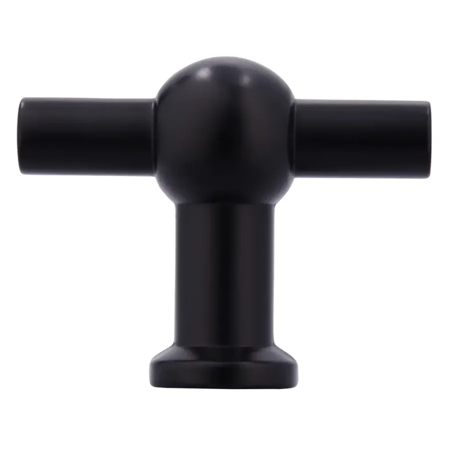 Siro Knop Thea zwart 50mm