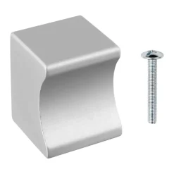 Geen Knop Vierkant aluminium 19mm
