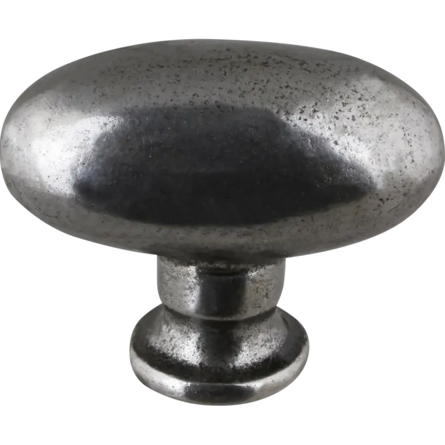 Geen Knop Warwick tin look 40mm
