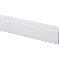 Koplat MDF klassiek wit gegrond 12x68mm 270cm