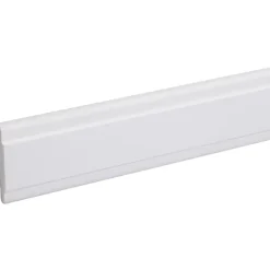 Koplat MDF klassiek wit gegrond 12x68mm 270cm