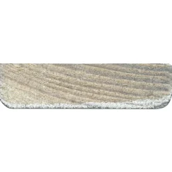 Koplat recht grenen zwart gelakt 12x45mm 270cm