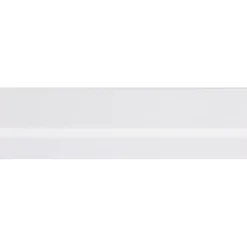 Koplat schuin grenen wit gelakt 12x45mm 270cm