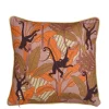 Geen Kussen aap oranje - l45xb45xh10cm