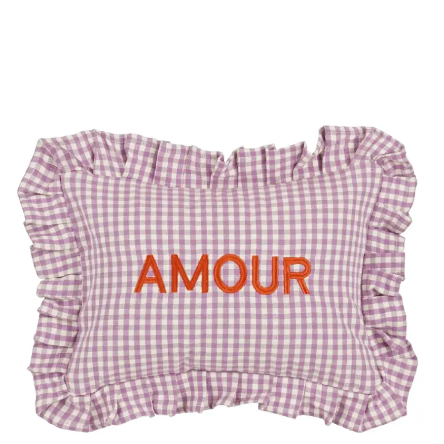 Geen Kussen Amour paars - l35xb25xh10cm