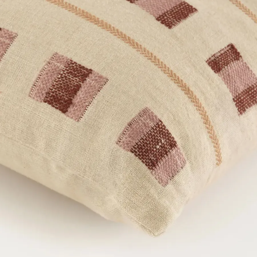 Geen Kussen block beige - l35xb25xh10cm
