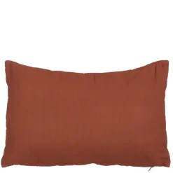 Geen Kussen bloem bruin - l55xb35xh10cm