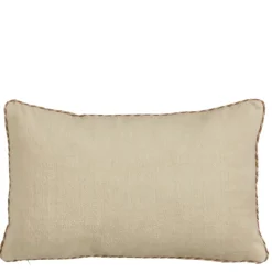 Geen Kussen braided beige - l55xb35xh10cm