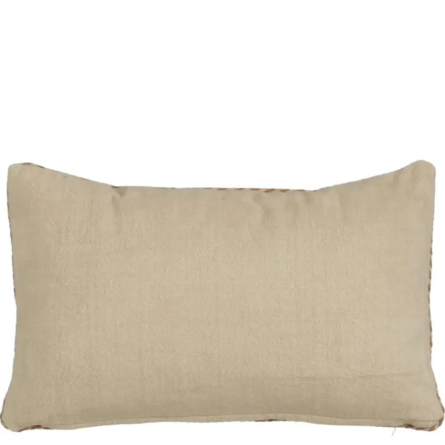 Geen Kussen braided beige - l55xb35xh10cm
