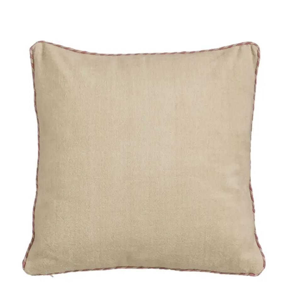 Geen Kussen braided beige - l45xb45xh10cm