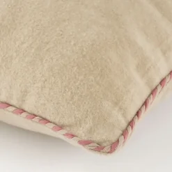 Geen Kussen braided beige - l45xb45xh10cm