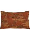 Geen Kussen Chinese garden bruin - l55xb35xh10cm