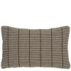 Geen Kussen geribbeld taupe 55 x 35 cm
