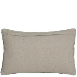 Geen Kussen geribbeld taupe 55 x 35 cm