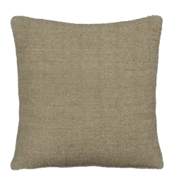 Geen Kussen geweven structuur beige 45 x 45 cm