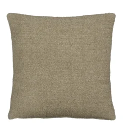 Geen Kussen geweven structuur beige 45 x 45 cm
