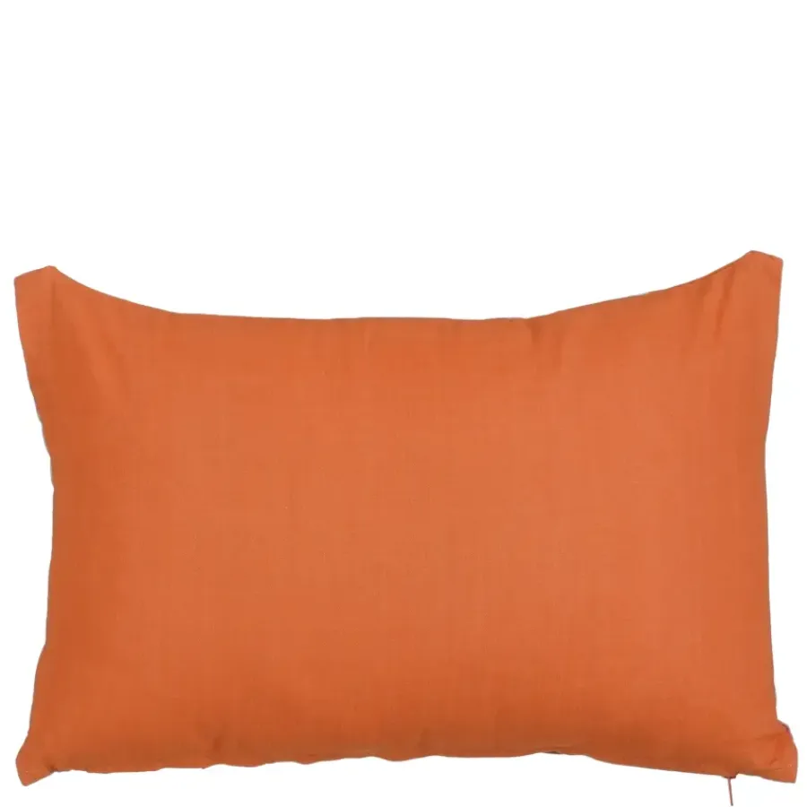 Geen Kussen graphic oranje - l55xb35xh10cm