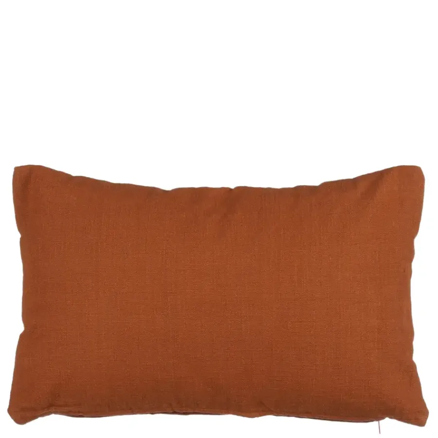 Geen Kussen hart bruin - l55xb35xh10cm
