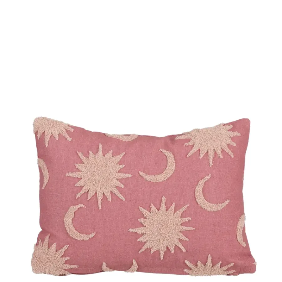 Geen Kussen maan licht roze - l35xb25xh10cm