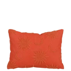 Geen Kussen maan rood - l35xb25xh10cm