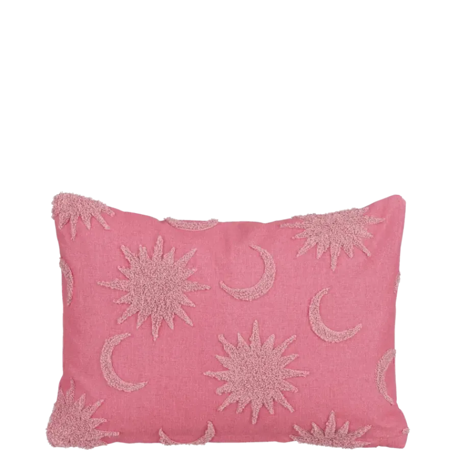 Geen Kussen maan roze - l35xb25xh10cm