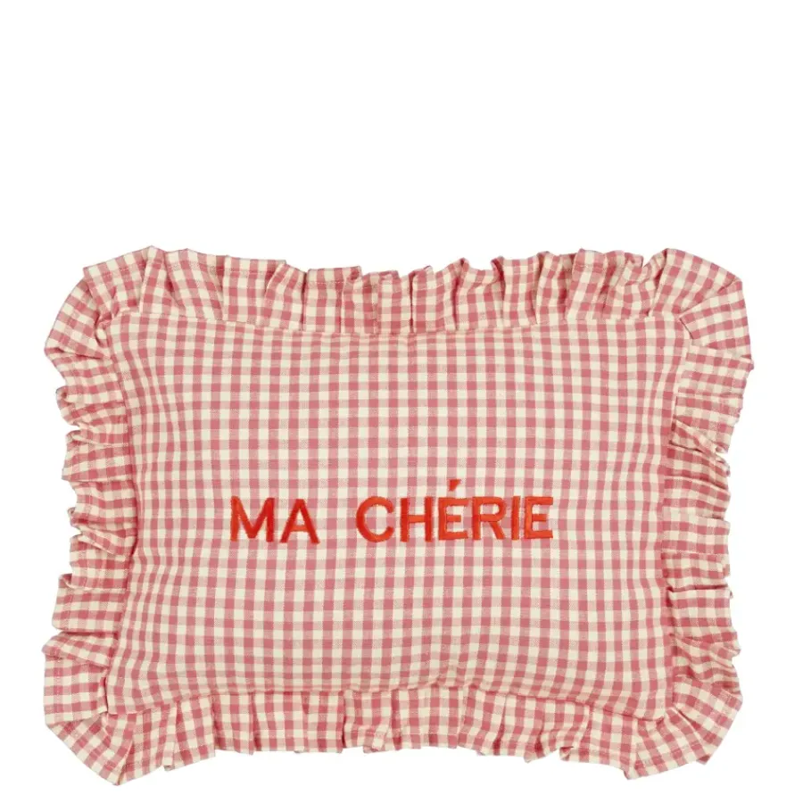 Geen Kussen Ma Cherie roze - l35xb25xh10cm