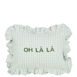Geen Kussen Oh La La l.blauw - l35xb25xh10cm