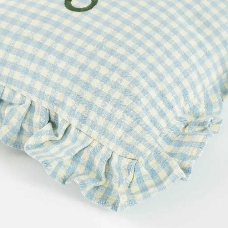 Geen Kussen Oh La La l.blauw - l35xb25xh10cm