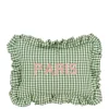 Geen Kussen Paris groen - l35xb25xh10cm