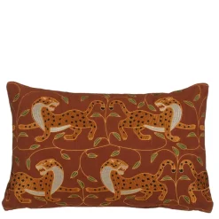 Geen Kussen print luipaard bruin 55 x 35 cm