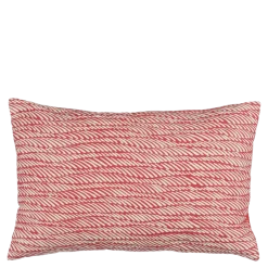 Geen Kussen rood - l55xb35xh10cm