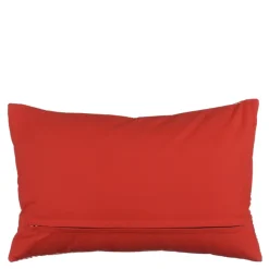 Geen Kussen rood - l55xb35xh10cm