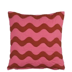 Geen Kussen roze waves - l45xb45xh10cm