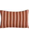 Geen Kussen streep bruin - l55xb35xh10cm