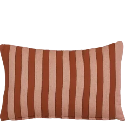 Geen Kussen streep bruin - l55xb35xh10cm