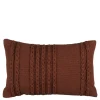 Geen Kussen streep bruin - l55xb35xh10cm