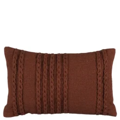 Geen Kussen streep bruin - l55xb35xh10cm