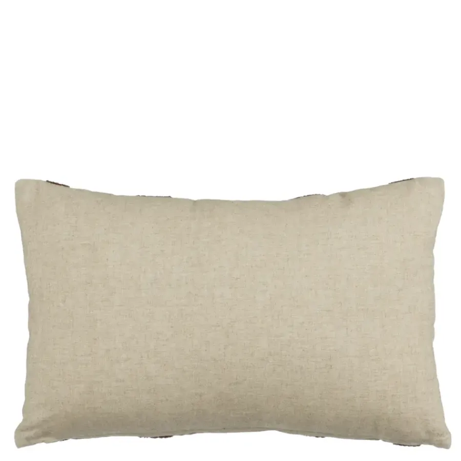 Geen Kussen streep donker bruin - l55xb35xh10cm
