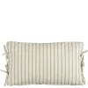 Geen Kussen streep donker bruin - l55xb35xh10cm