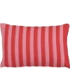 Geen Kussen streep d.roze - l55xb35xh10cm