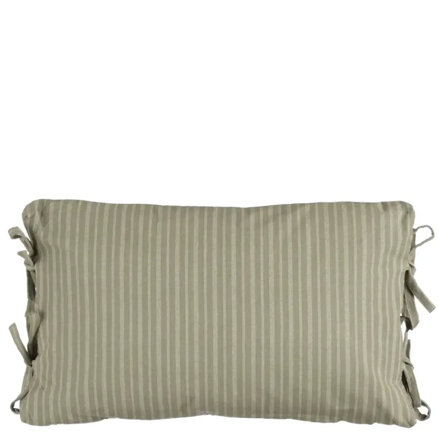 Geen Kussen streep grijs - l55xb35xh10cm