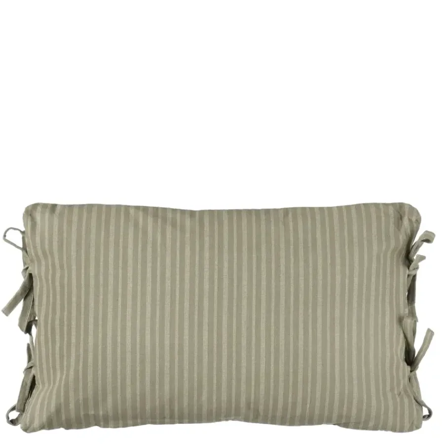 Geen Kussen streep grijs - l55xb35xh10cm