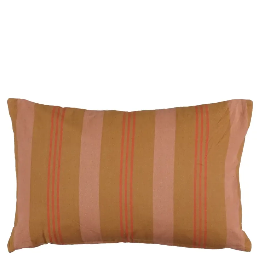 Geen Kussen streep licht bruin - l55xb35xh10cm