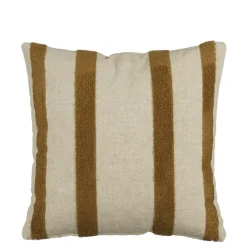 Geen Kussen streep licht bruin - l45xb45xh10cm