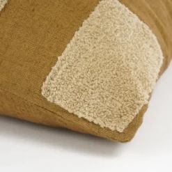 Geen Kussen streep licht bruin - l45xb45xh10cm