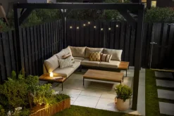 Geen Kussen streep licht bruin - l45xb45xh10cm